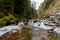 Allerheiligen waterfalls in winter in germany