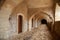 Alley at Arkadi Monastery in Crete Greece