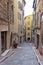 Alley at Grasse in France