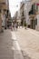 Alley in the historic center of Polignano a Mare Italy