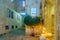 Alley in the Jewish quarter, with Traditional Menorahs. Jerusalem