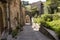 alley in the medieval Tuscan town of Anghiari