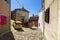 Alley in Motovun. Croatia.