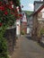 Alley in the old town of city Bremm at river Moselle