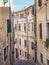 Alley in the old town of Motovun, Istria, Croatia