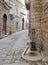 Alley in Oldtown of Molfetta. Apulia.