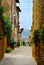 Alley in Pienza, Tuscany