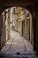 Alley in Piran town, Sloven