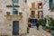 An alley in Polignano a Mare, Puglia, Italy