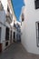 Alley of Priego de Cordoba in Andalucia in Spain