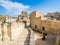 Alley of the Sassi di Matera, prehistoric historic center, UNESCO World Heritage Site, European Capital of Culture 2019.