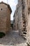 Alley street Lacoste village mediaeval Provence France