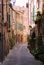 Alley in the village of Citta della Pieve, Italy