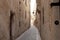 Alleys of the ancient city of Mdina in Malta