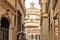 Alleys of Rome: historical buildings and church