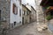 Alleyway. Bobbio. Emilia-Romagna. Italy.