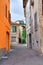 Alleyway. Bobbio. Emilia-Romagna. Italy.