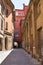 Alleyway. Bologna. Emilia-Romagna. Italy.