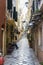 Alleyway in Corfu old town, Greece