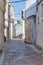 Alleyway. Corigliano d\'Otranto. Puglia. Italy.