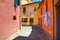 Alleyway. Dozza. Emilia-Romagna. Italy.