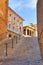 Alleyway. Macerata. Marche. Italy.