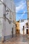 Alleyway. Mesagne. Puglia. Italy.