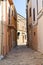 Alleyway. Mesagne. Puglia. Italy.