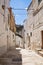 Alleyway. Minervino Murge. Puglia. Italy.