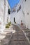 Alleyway. Ostuni. Puglia. Italy.