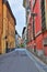 Alleyway. Piacenza. Emilia-Romagna. Italy.