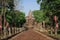 Alleyway to the Phanom Rung temple around Nang Rong, Buriram, Thailand.