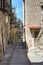 Alleyway. Vico del Gargano. Puglia. Italy.