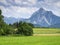 Allgaeu landscape with mountain