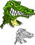 Alligator / Gator Head Logo