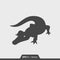 Alligator icon for web and mobile