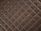 Alligator or snake brown Leather Square stitched texture