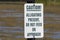 Alligators Caution Sign at Big Slough Recreation Area in Texas