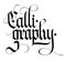 Alligraphy Gothic style lettering. Handwritten modern style inspirational calligraphy. Simple gothic expressive poster