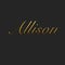 Allison - Female name