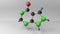 Allopurinol 3D molecule illustration.