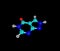 Allopurinol molecular structure isolated on black