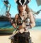 Alluring pirate female