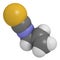 Allyl isothiocyanate mustard pungency molecule. Responsible for pungent taste of mustard, wasabi and radish.