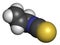 Allyl isothiocyanate mustard pungency molecule. Responsible for pungent taste of mustard, wasabi and radish.