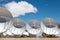 Alma Radio Observatory in the Desert of Atacama, Chile