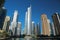 Almas tower and Jumeirah Lakes Towers, Dubai Multi Commodities Centre, UAE