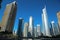 Almas tower and Jumeirah Lakes Towers, Dubai Multi Commodities Centre, UAE