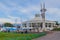 ALMATY, KAZAKHSTAN - MAY 29, 2017: View of Kazakh State Circus in Alma