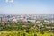 Almaty skyline with cable car